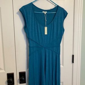 Max Studio, aqua/green knit dress